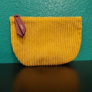 IPSY Make Up Bag: Corduroy Mustard & Merlot